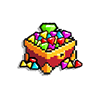 Growtopia Chest O Gems - 280,000 Gems and 84 World Locks.